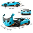 thumbnail image 6 of 1:14 Lamborghini Huracan STO Model 2.4Ghz RC Car Blue, 6 of 6
