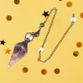 thumbnail image 1 of tredstone Crystal Pendulum Natural Stone Pendulums Pendant for Divination Dowsing, 1 of 9