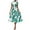 Mint Green, variant on Drses ‌‌‌‌‌‌‌‌Women's 2025 Leaf Print Maxi Dress - Sleeveless Cutout Waist Summer Dress with Crewneck | Trendy Floral Sundress