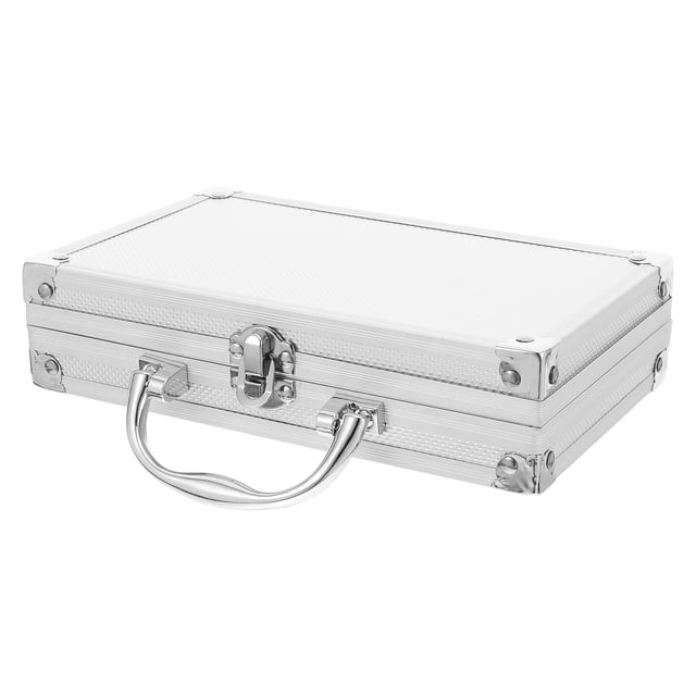 Moluckfu Organizador Portátil Para Monedas De Con Caja Metálica Y Cierre Firme