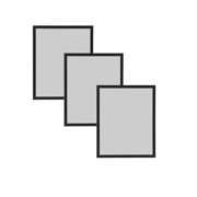 Frame, black, 16x20 " 3 Pack