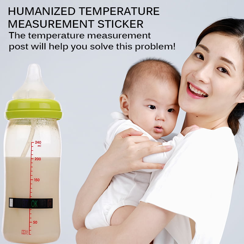 Infant Baby Milk Bottle Temperature Test Paper Strip Thermometer Sticker New 