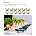 thumbnail image 4 of Bewildely 12 Pieces Home Restaurant Leaf Shaped Napkin Banquet Portable Ceremony Decoration Napkins Ornament Rhinestone Ring Type2 NO2, 4 of 6