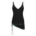thumbnail image 5 of Sentuca Sexy Tankini Swimsuits with Skirt O-Ring String Ajustable Tankinis 2 Piece Swimwear Color Block Bathing Suits for Women Sky Blue XL, 5 of 6
