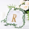 thumbnail image 2 of BalsaCircle 4" Gold Solid Letter R Self-Adhesive Rhinestones Gems Sticker, 2 of 7