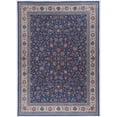 thumbnail image 2 of Contemporary Home Living 3.25' x 5' All Over Floral Area Throw Rug - Blue and Cream, 2 of 8