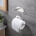 thumbnail image 5 of Toilet Paper Holder - Self Adhesive Toilet Roll Holder 2-Pack Stick on Wall for Bathroom and Kitchen. SUS 304 Stainless Steel Brushed, 5 of 5