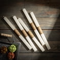 thumbnail image 2 of Melon White Timber Tapers - Set of 12, 2 of 4