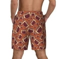 thumbnail image 4 of Haiem American Football1 Mens Swim Trunks with Compression Liner 2 in 1 Swimming Shorts Stretch Swimwear Quick Dry,Board Shorts-Large, 4 of 9