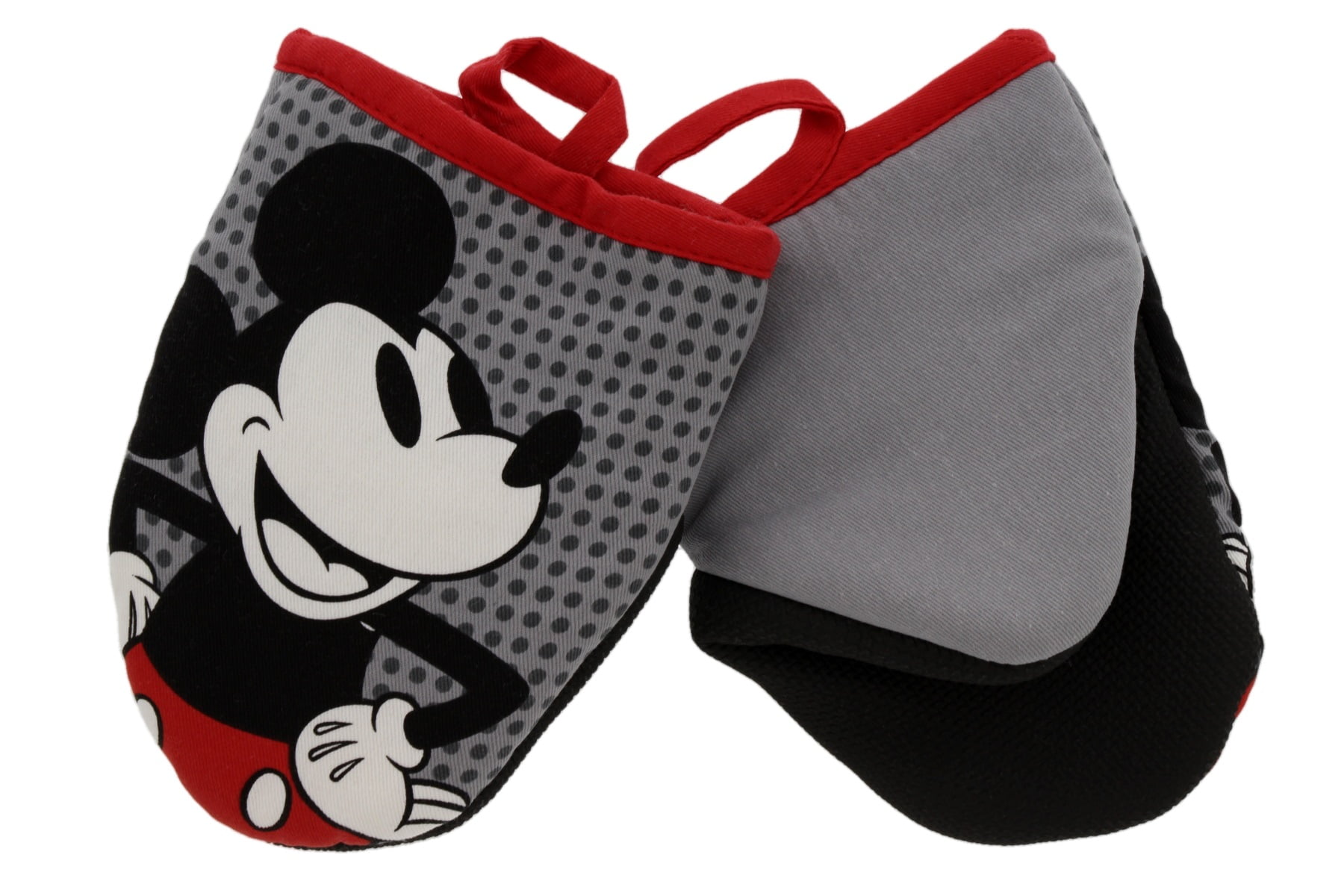 Disney Kitchen Oven Mitts w/Neoprene for Easy NonSlip Gripping