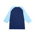 thumbnail image 6 of 3/4 Sleeve Shirts Mens Three Quarter Sleeve Baseball Tee Raglan Sleeve Blouses Dark Blue 3XL, 6 of 7