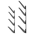 thumbnail image 2 of Metal Surfboard & Snowboard Wall Rack with 4 Adjustable Tiers - Space-Saving Horizontal Storage Solution, 2 of 11