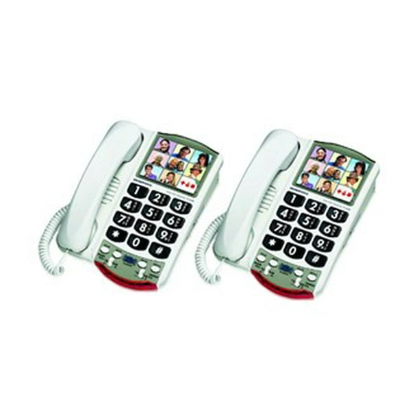 Clarity P300 Picture Phone for Mild Hearing Loss (2 Pack)