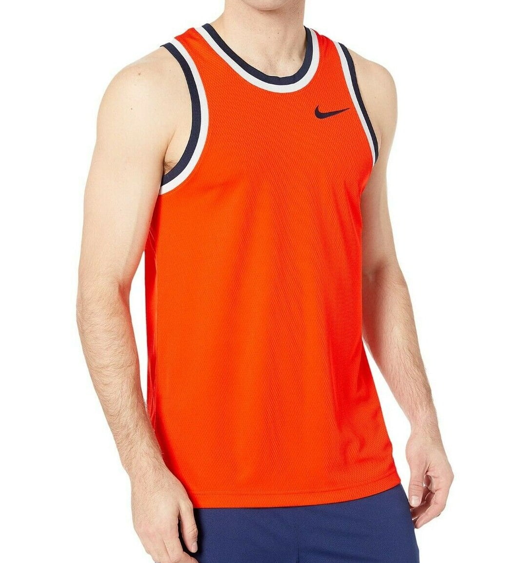 Nike Mens Activewear Top Small Training Mesh Basketball Tank S