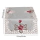 thumbnail image 3 of Decoraciones para San Valentín, adornos para San Valentín, regalos para San Valentín, mantel bordado con ribetes de encaje, elegante mantel de lino para mesa de comedor para decoración navideña, mante, 3 of 6