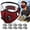Burgundy, variant on Breathing Valve Face Mask with Eye Shield, Reusable Carbon Filter Mask