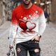 thumbnail image 1 of Blusas y camisas de manga larga y cuello redondo para hombre, camisetas casuales con estampado de moda y cuello redondo, blusas de licra de manga corta para hombre., 1 of 5