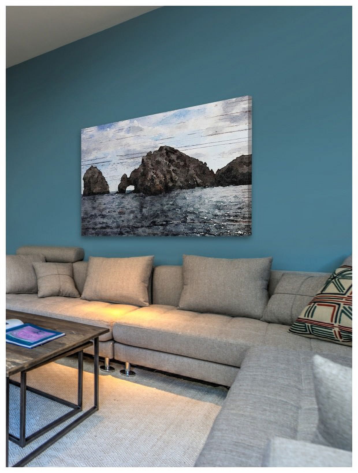 Marmont Hill - "Cabo 3" by Irena Orlov Painting Print on Wrapped Canvas