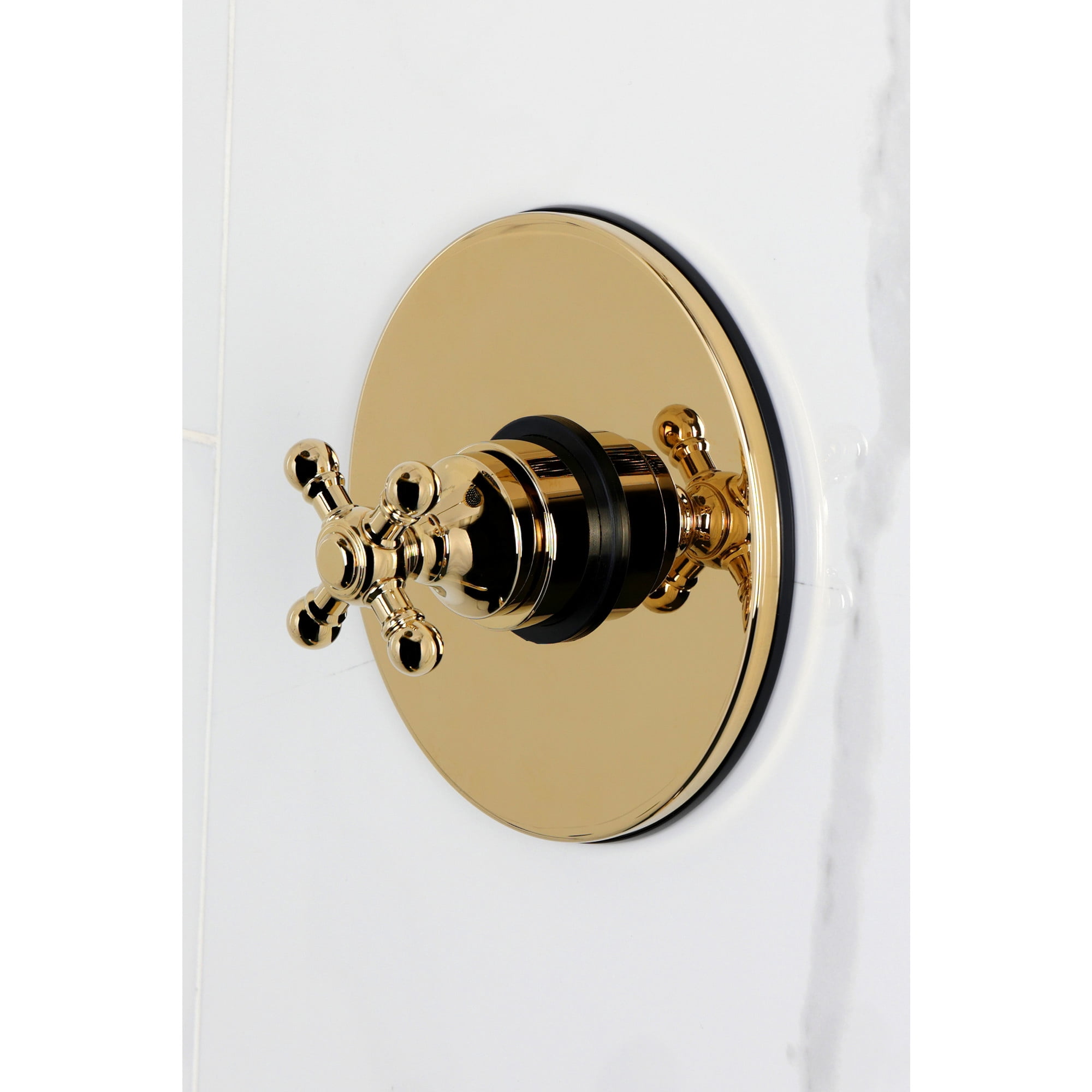 Kingston Brass KB6332BXTO Metropolitan Single-Handle Pressure Balanced Tub Faucet in Polished Brass