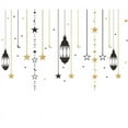 thumbnail image 2 of Ramadan Stickers Wall Decals Wall Sticker Islamic Muslim Wall Decals Stickers Mubarak Ramadan Lantern Star Decor For Home Living Room Bedroom Decorations Wallpaper Clearance Under 10$!, 2 of 8