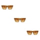 thumbnail image 2 of Guardurnaity Gafas de sol, carcasa de plástico, lentes transparentes, estilo novedoso, gafas Unisex, gafas de sol elegantes para mujer, para adultos, Type1 NO1 Guardurnaity CBP338797, 2 of 6