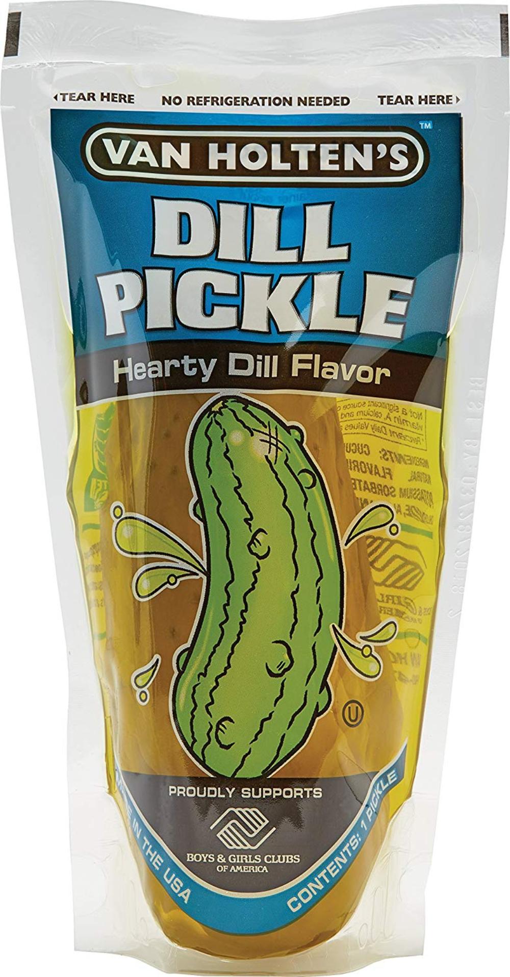 Van Holten's PickleInAPouch Jumbo Dill Pickles 12 Pack, AMAZING