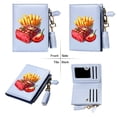 Classic Women Long Wallet Geometric Pattern Ladies Purse Waterproof PU ...