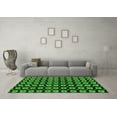thumbnail image 3 of Ahgly Company Indoor Rectangle Abstract Green Modern Area Rugs, 5' x 8', 3 of 4