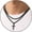 Black, variant on Cross Necklace for Men Stainless Steel Layered Cuban Link Herringbone Chain Cross Pendant Religious Fashion Jewelry Gifts 16-24 Inches