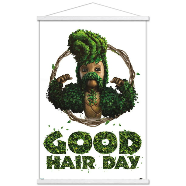 Schijn Geld rubber capaciteit Marvel I Am Groot - Good Hair Day Wall Poster with Magnetic Frame, 22.375"  x 34" - Walmart.com