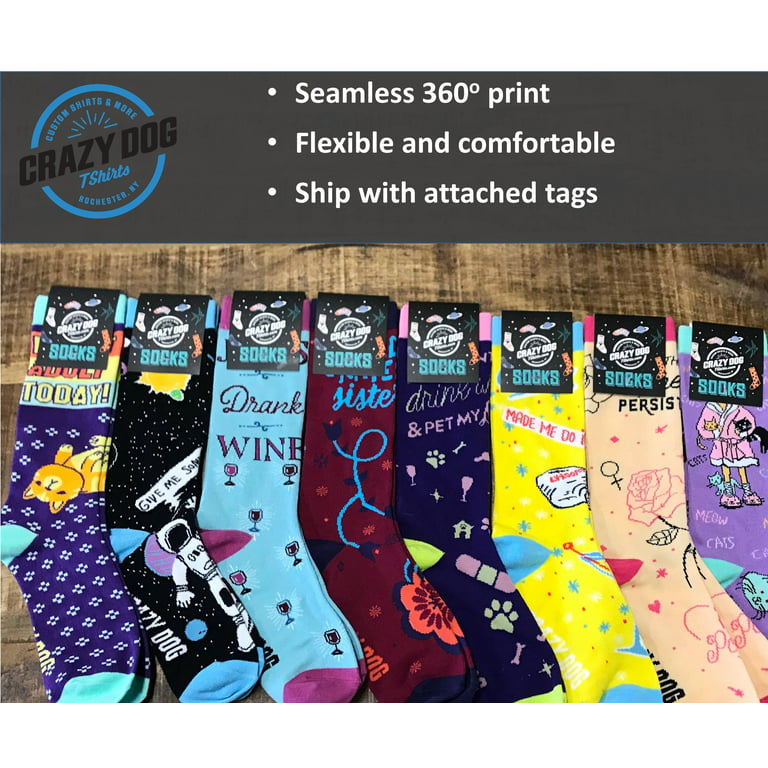 Novelty Golf Socks, Funny Golf Gifts for Golf lovers, Ball Sports Socks, Gifts for Men Women, Unisex Golf Themed Socks, Sports Lover Gift, Silly Socks