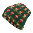 thumbnail image 2 of Gorros con estampado navideño de Dachshund para hombre y mujer, gorro con estampado de Navidad, Skullies, gorros Vintage de invierno, gorros Kpop para envolver la cabeza, 2 of 4