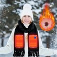 thumbnail image 3 of xaoyunyn USB Heated Scarf with Three Temperature Settings Neck Protector and Windproof Design for Ultimate Warmth and Comfort during Cold Weather Activities, 3 of 7