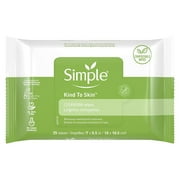Simple Kind To Skin 25 Cleansing Facial Wipes (3 pack)