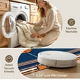 thumbnail image 5 of ODIKA Round Athletic Hoop Center Featuring Lines Football Blanket Border for Dorm Room, Small Living Apartment, Stain Resistant Low Profile, 5 of 7
