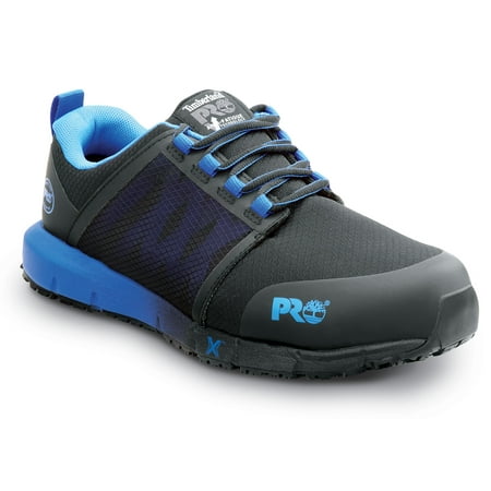 

Timberland PRO Radius Men s Black Ripstop Nylon/Blue Pop Comp Toe EH MaxTRAX Slip-Resistant Work Athletic (10.0 M)
