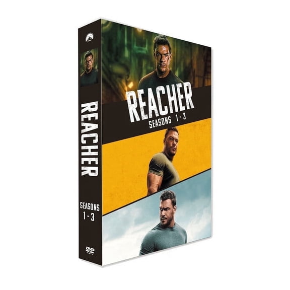 Reacher: The Complete Seasons 1-3 (7-Disc DVD Set) – TV Series, Action Drama – DVD Movie Collection