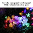 thumbnail image 2 of Xihbxyly 20 Bolas Navideñas Led, Luces de Hadas a Pilas, Luz Blanca Cálida, Decoración Versátil para Árbol, Puerta, Jardín, Uso Interior y Exterior, Ambiente Festivo, 300 Cm de Largo, 2 of 7