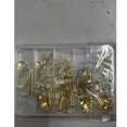 thumbnail image 2 of Picture Hangers, Decorative Gold Finish Reversible Hooks For Drywall, Professional Hanging Kit With Heavy Duty Support For Home Office Use (120 Pcs), 2 of 8