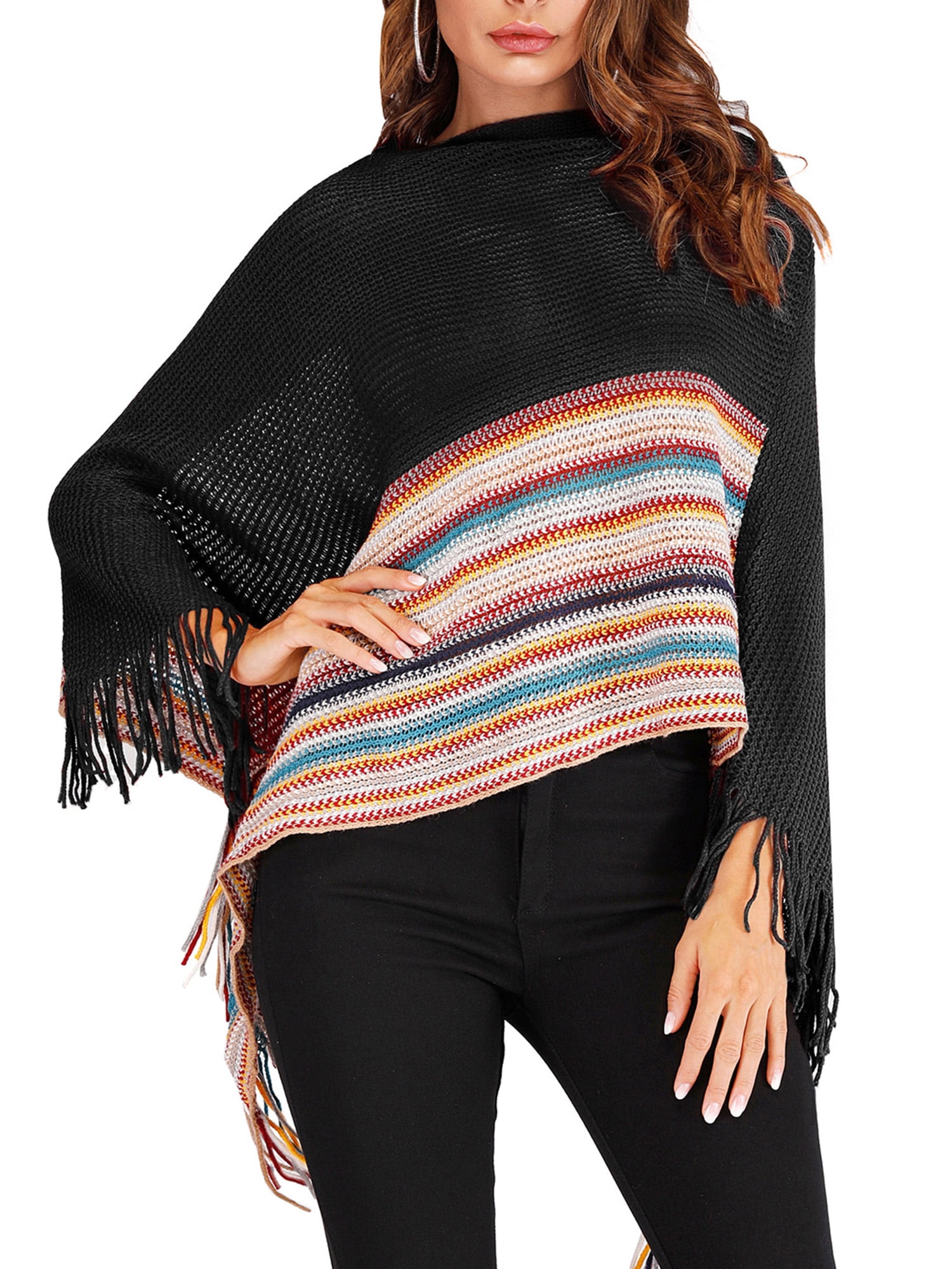 small poncho sweater