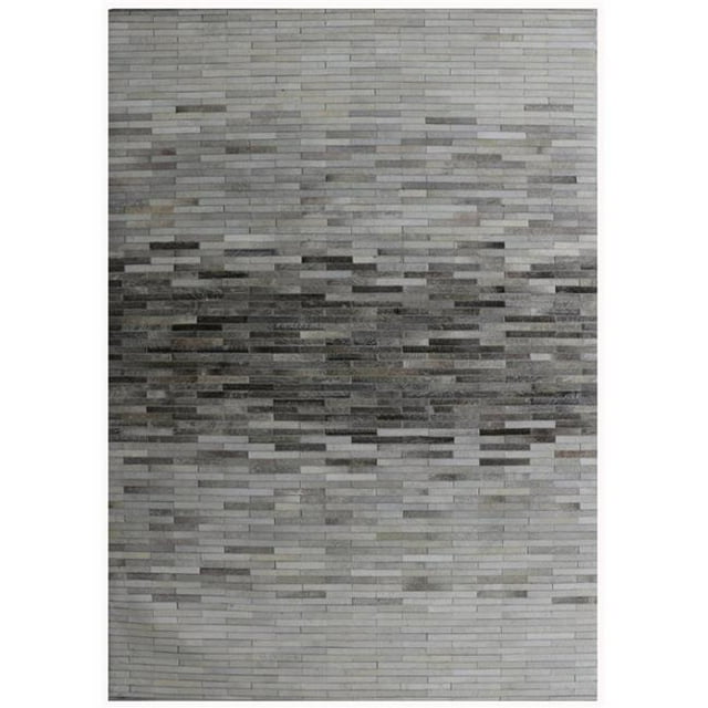 Pasargad PTX-1960 8x10 7 ft. 9 in. x 9 ft. 9 in. Cowhide & Hand-Loomed Sari Silk Area Rug