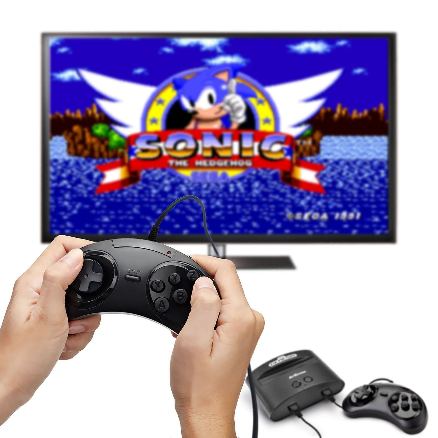 Sonic 1 : Mania Edition  SSega Play Retro Sega Genesis / Mega drive video  games emulated online in your browser.