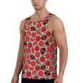 thumbnail image 2 of Haiem Cute Tomato Men Workout Tank Top Gym Bodybuilding Sleeveless Muscle T Shirts Athletic Tank Breathable Workout Shirt-4X-Large, 2 of 9