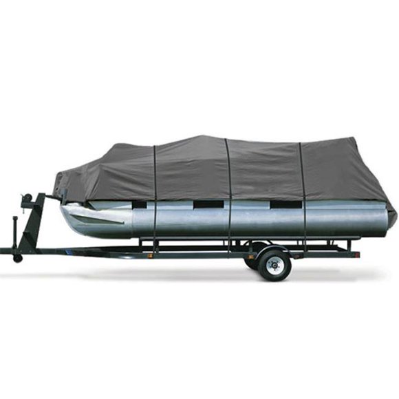 North East Harbor PON1719-GRY 96 in. Heavy Duty Waterproof Pontoon Cover, Gray