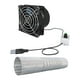 thumbnail image 4 of Ventilador de , ventilador de tubo, ventilador montado en la pared para yate, ventilador de ventilación con ahorro de energía, USB para ventana, Tubo de ventilador único 3M, 4 of 9