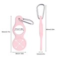 thumbnail image 3 of Hebilla para tetera deportiva, Clip de gancho para toalla de silicona multiusos (rosa), 10 Uds., 3 of 4