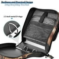 thumbnail image 6 of 3 Ring Zipper Binder with Shoulder Strap Waterproof Trapper Keeper 2 Inch D-Ring 500 Sheets Capacity Christmas Santa Claus and Deer, 6 of 7