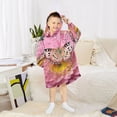 thumbnail image 6 of BZSMCE Wearable Blanket Hoodie Fashion Butterfly on Blossom Beauty Home Wear, 6 of 7