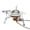 sliver, variant on BCZHQQ Outdoor Mini Windproof 3500W Stove, Portable Camping Cooker with 201 & 304 Stainless Steel, Folds to 3.25x3.15in, Unfolds to 6.3x3.15in, Butane Gas, Safe & Stable with Piezo Ignition