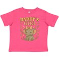 thumbnail image 3 of Inktastic Daddy's Girl Cute Elephant Floral Graphic Boys or Girls Toddler T-Shirt, 3 of 5